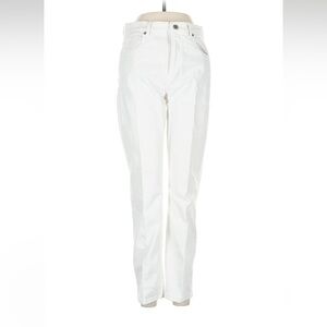 Everlane White High Rise Skinny Jeans Womens Size 29 Cropped Stretch Denim